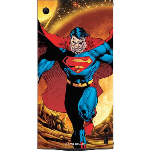 DC Comics Superman Action Pose Art By Jim Lee XBox Series X Digital Edition Console Skin